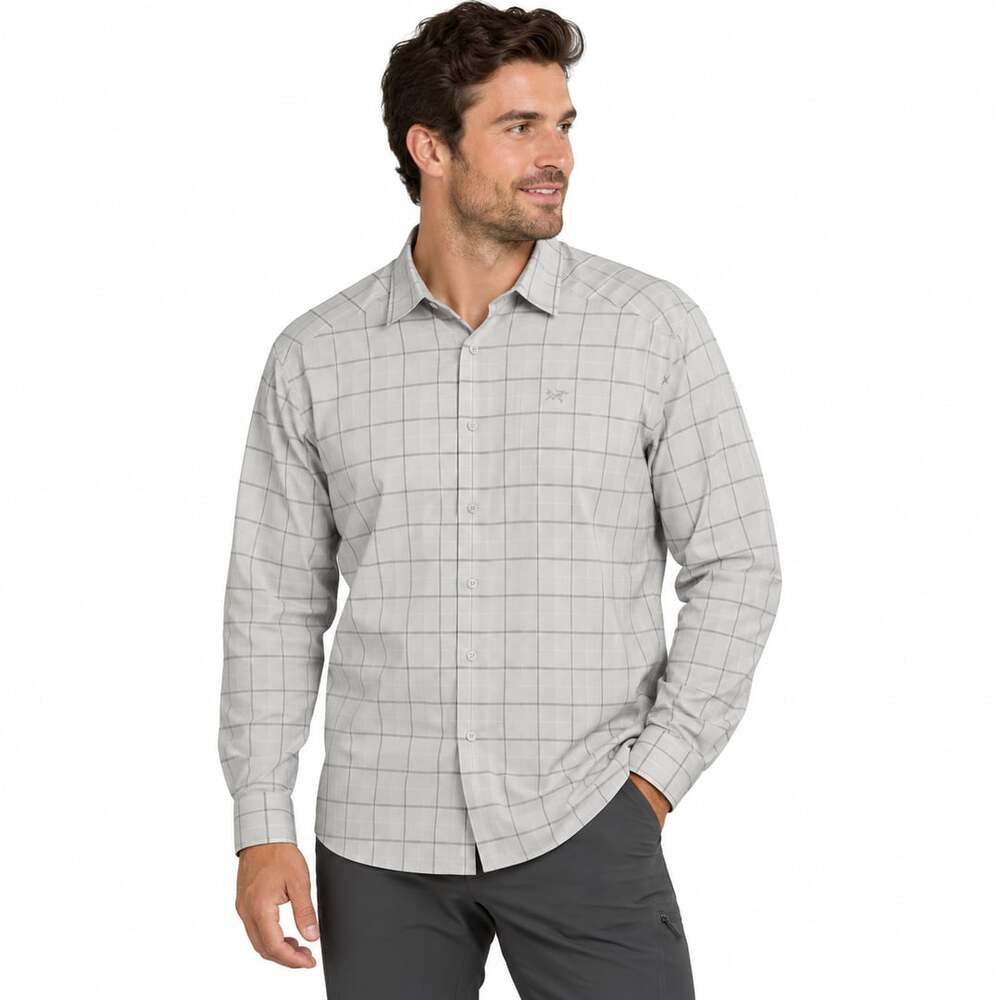 Arc’teryx Men’s Medium Plaid Long Sleeve Button Down Hiking Outdoor Woodsy